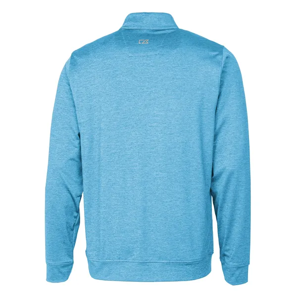 Cutter & Buck Stealth Heathered Quarter Zip Mens Pullover - Cutter & Buck Stealth Heathered Quarter Zip Mens Pullover - Image 55 of 66