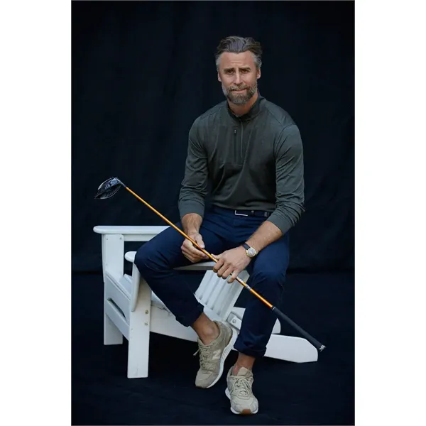 Cutter & Buck Stealth Heathered Quarter Zip Mens Pullover - Cutter & Buck Stealth Heathered Quarter Zip Mens Pullover - Image 59 of 66