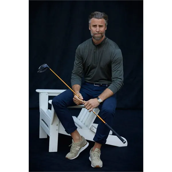 Cutter & Buck Stealth Heathered Quarter Zip Mens Pullover - Cutter & Buck Stealth Heathered Quarter Zip Mens Pullover - Image 61 of 66