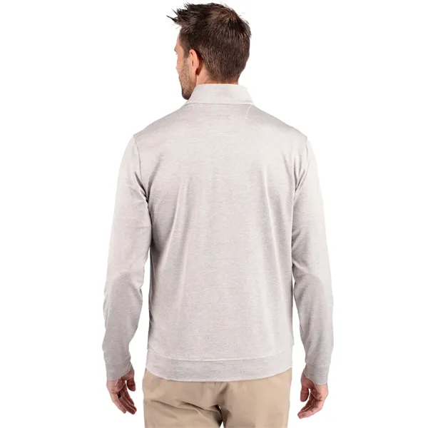 Cutter & Buck Stealth Heathered Quarter Zip Mens Pullover - Cutter & Buck Stealth Heathered Quarter Zip Mens Pullover - Image 65 of 66