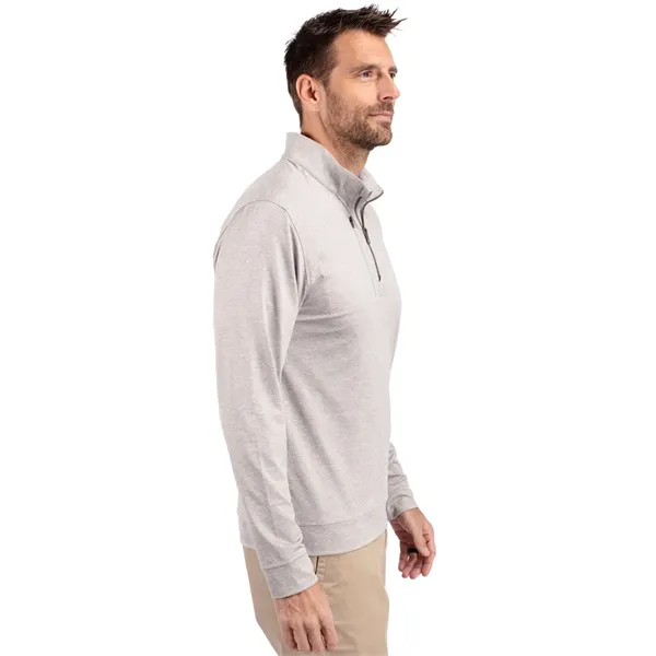 Cutter & Buck Stealth Heathered Quarter Zip Mens Pullover - Cutter & Buck Stealth Heathered Quarter Zip Mens Pullover - Image 66 of 66