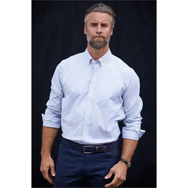 Cutter & Buck Stretch Oxford Stripe Mens Long Sleeve Dres... - Cutter & Buck Stretch Oxford Stripe Mens Long Sleeve Dres... - Image 6 of 13