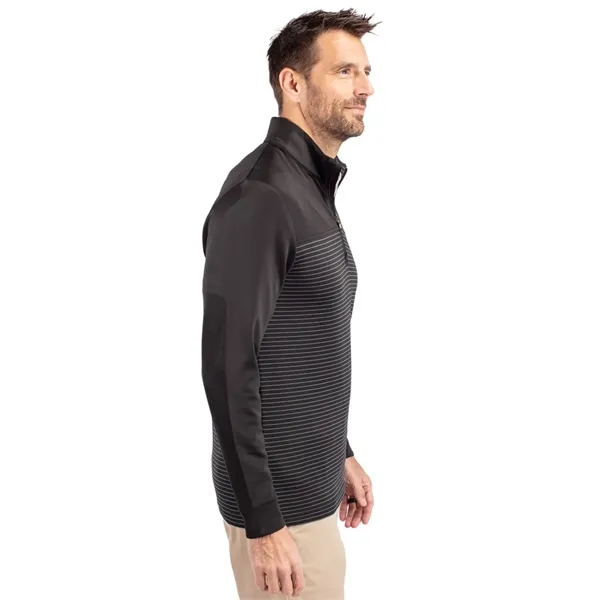 Cutter & Buck Traverse Stretch Eco Stripe Quarter Zip Men... - Cutter & Buck Traverse Stretch Eco Stripe Quarter Zip Men... - Image 8 of 37