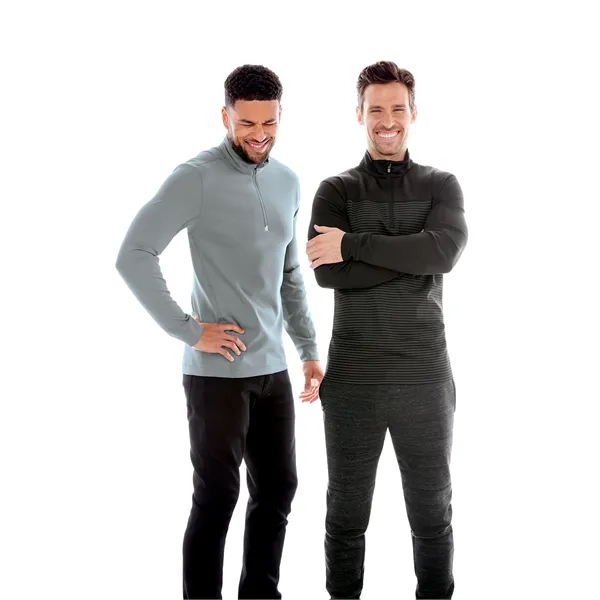 Cutter & Buck Traverse Stretch Eco Stripe Quarter Zip Men... - Cutter & Buck Traverse Stretch Eco Stripe Quarter Zip Men... - Image 10 of 37