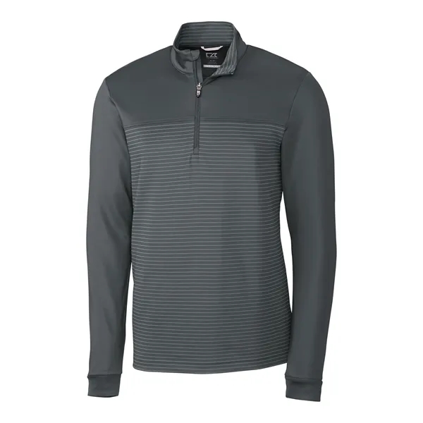 Cutter & Buck Traverse Stretch Eco Stripe Quarter Zip Men... - Cutter & Buck Traverse Stretch Eco Stripe Quarter Zip Men... - Image 23 of 37