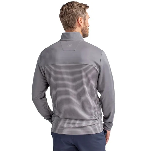 Cutter & Buck Traverse Stretch Eco Stripe Quarter Zip Men... - Cutter & Buck Traverse Stretch Eco Stripe Quarter Zip Men... - Image 25 of 37
