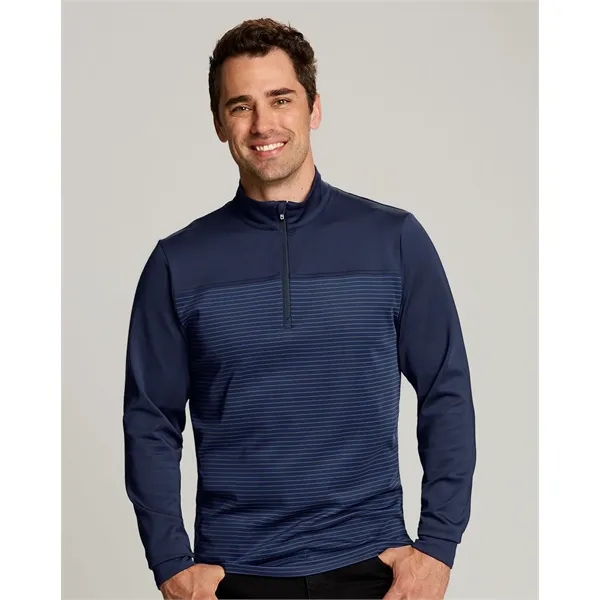 Cutter & Buck Traverse Stretch Eco Stripe Quarter Zip Men... - Cutter & Buck Traverse Stretch Eco Stripe Quarter Zip Men... - Image 29 of 37
