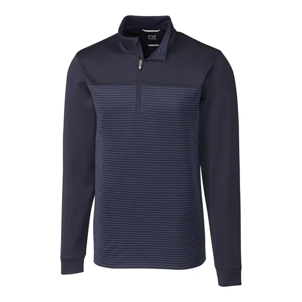 Cutter & Buck Traverse Stretch Eco Stripe Quarter Zip Men... - Cutter & Buck Traverse Stretch Eco Stripe Quarter Zip Men... - Image 32 of 37