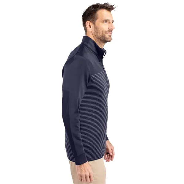 Cutter & Buck Traverse Stretch Eco Stripe Quarter Zip Men... - Cutter & Buck Traverse Stretch Eco Stripe Quarter Zip Men... - Image 35 of 37