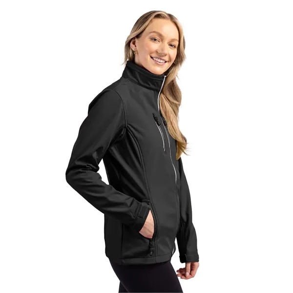 Clique Telemark Eco Stretch Softshell Full Zip Womens Jacket - Clique Telemark Eco Stretch Softshell Full Zip Womens Jacket - Image 7 of 33