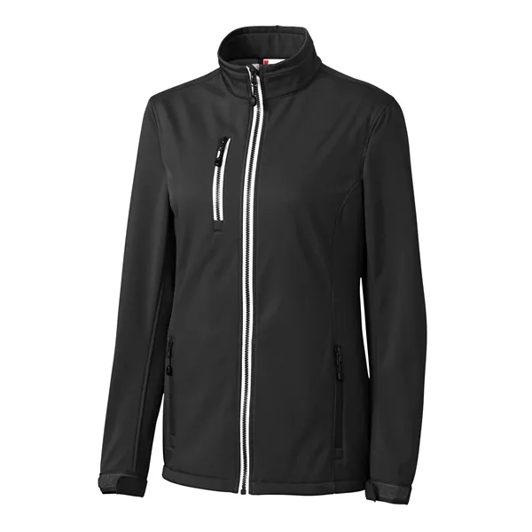 Clique Telemark Eco Stretch Softshell Full Zip Womens Jacket - Clique Telemark Eco Stretch Softshell Full Zip Womens Jacket - Image 9 of 33