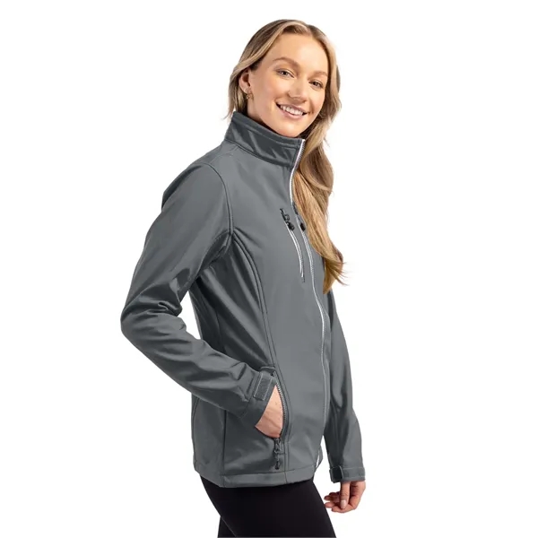 Clique Telemark Eco Stretch Softshell Full Zip Womens Jacket - Clique Telemark Eco Stretch Softshell Full Zip Womens Jacket - Image 20 of 33