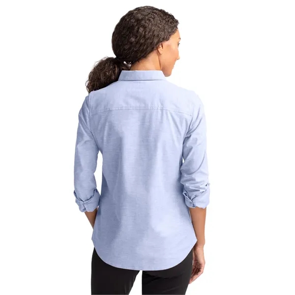 Cutter & Buck Stretch Oxford Womens Long Sleeve Dress Shirt - Cutter & Buck Stretch Oxford Womens Long Sleeve Dress Shirt - Image 15 of 22