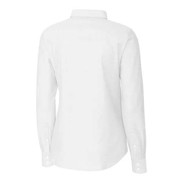 Cutter & Buck Stretch Oxford Womens Long Sleeve Dress Shirt - Cutter & Buck Stretch Oxford Womens Long Sleeve Dress Shirt - Image 21 of 22