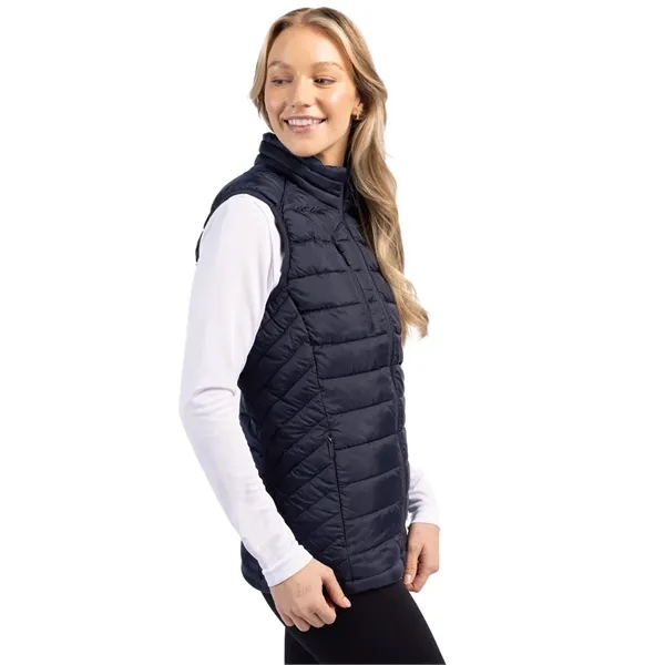 Clique Hudson Insulated Womens Full-Zip Puffer Vest - Clique Hudson Insulated Womens Full-Zip Puffer Vest - Image 10 of 18