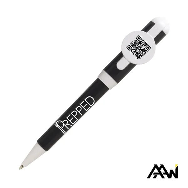 Jumbo QR Billboard Twist Pen - White Accent - Jumbo QR Billboard Twist Pen - White Accent - Image 0 of 9