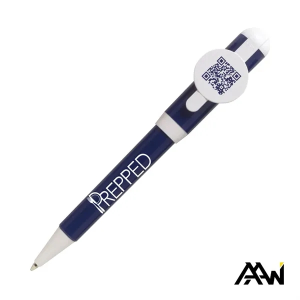 Jumbo QR Billboard Twist Pen - White Accent - Jumbo QR Billboard Twist Pen - White Accent - Image 4 of 9