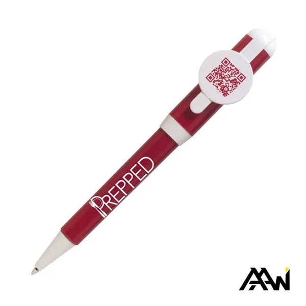 Jumbo QR Billboard Twist Pen - White Accent - Jumbo QR Billboard Twist Pen - White Accent - Image 6 of 9