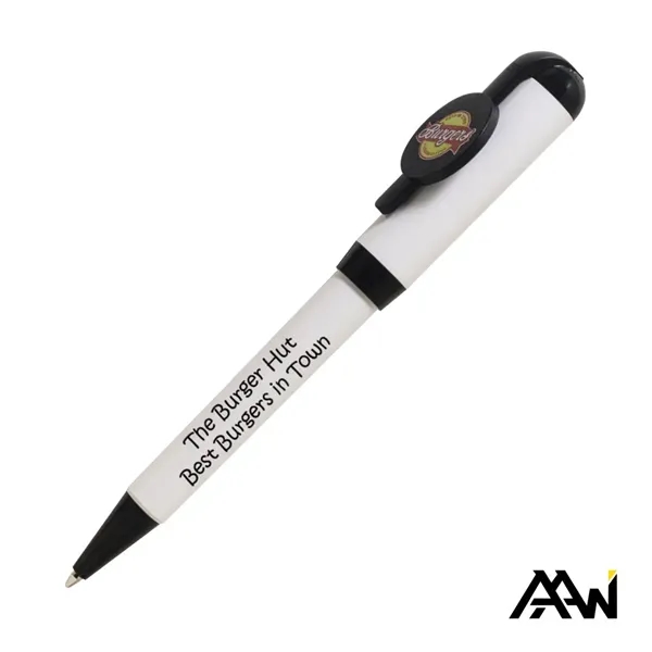 Jumbo VividPrint™ Billboard Twist White Pen - Colored Accent - Jumbo VividPrint™ Billboard Twist White Pen - Colored Accent - Image 0 of 8