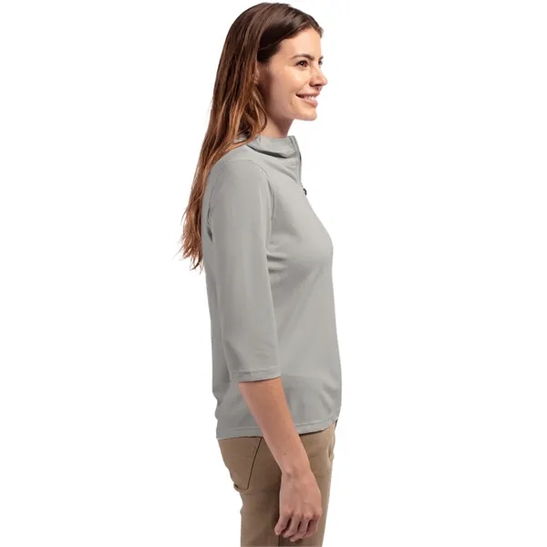 Cutter & Buck Virtue Eco Pique Recycled Half Zip Pullover... - Cutter & Buck Virtue Eco Pique Recycled Half Zip Pullover... - Image 12 of 38