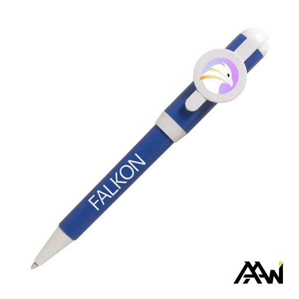 Jumbo VividPrint™ Billboard Twist Pen - White Accent - Jumbo VividPrint™ Billboard Twist Pen - White Accent - Image 1 of 8