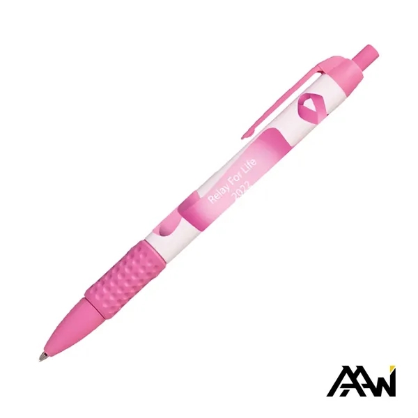 Widebody Grip Pen VividPrint™ Barrel - Matte Colored Accent - Widebody Grip Pen VividPrint™ Barrel - Matte Colored Accent - Image 8 of 15