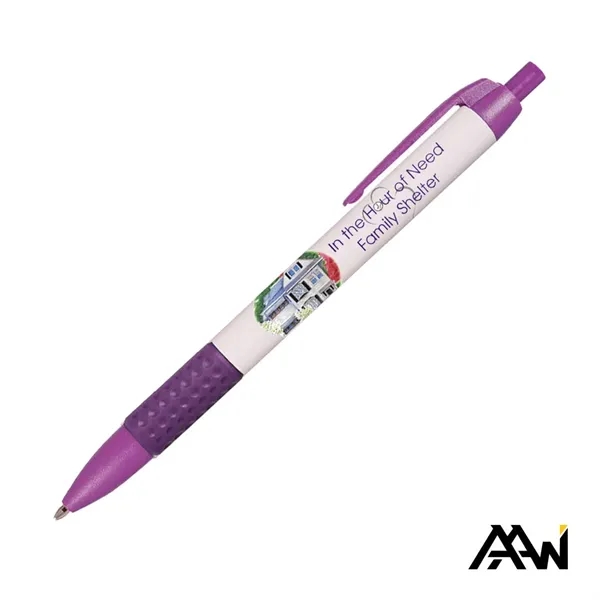 Widebody Grip Pen VividPrint™ Barrel - Matte Colored Accent - Widebody Grip Pen VividPrint™ Barrel - Matte Colored Accent - Image 10 of 15