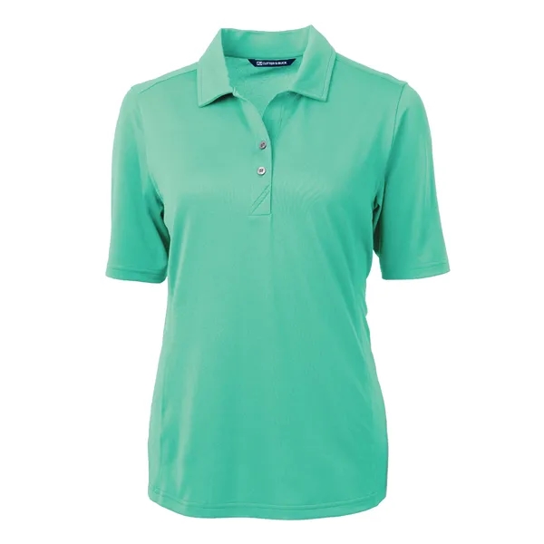 Cutter & Buck Virtue Eco Pique Recycled Womens Polo - Cutter & Buck Virtue Eco Pique Recycled Womens Polo - Image 62 of 111