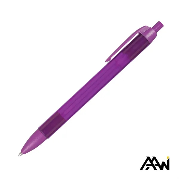 Widebody Pen w/Translucent Barrel - Matte Colored Accent - Widebody Pen w/Translucent Barrel - Matte Colored Accent - Image 9 of 13