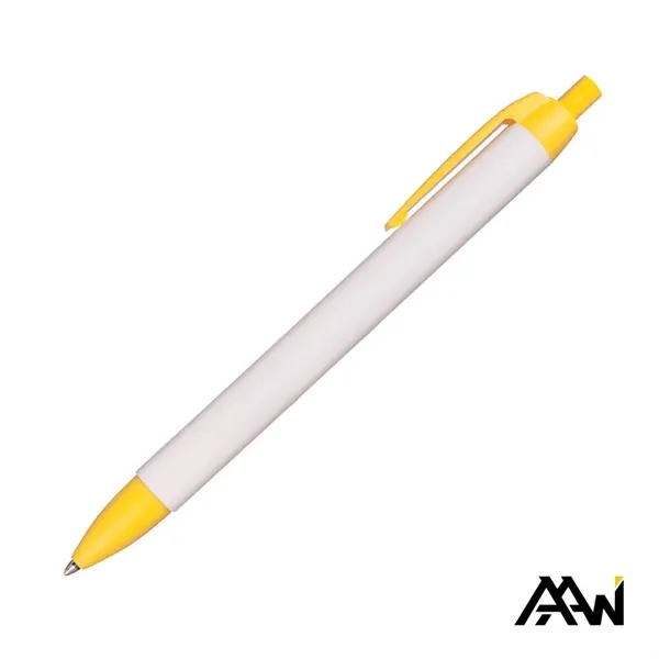 Widebody Pen w/Glossy White Barrel - Matte Colored Accent - Widebody Pen w/Glossy White Barrel - Matte Colored Accent - Image 17 of 17
