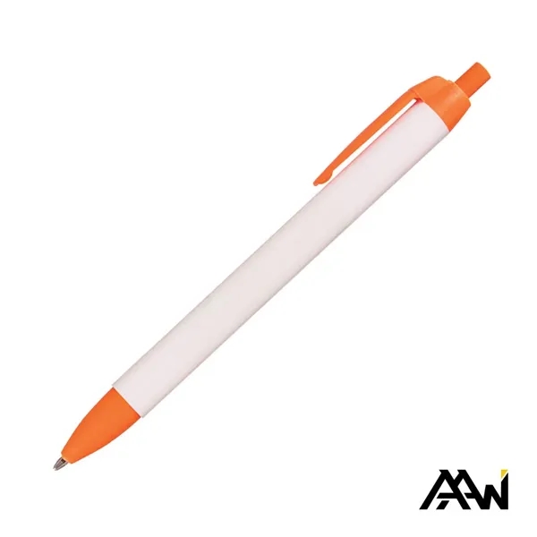 Widebody Pen w/Glossy White Barrel - Matte Colored Accent - Widebody Pen w/Glossy White Barrel - Matte Colored Accent - Image 7 of 17