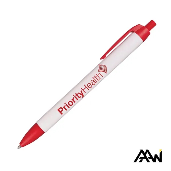 Widebody Pen w/Glossy White Barrel - Matte Colored Accent - Widebody Pen w/Glossy White Barrel - Matte Colored Accent - Image 12 of 17