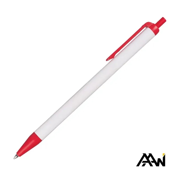 Value Slim Pen w/Glossy White Barrel - Matte Colored Accent - Value Slim Pen w/Glossy White Barrel - Matte Colored Accent - Image 17 of 21