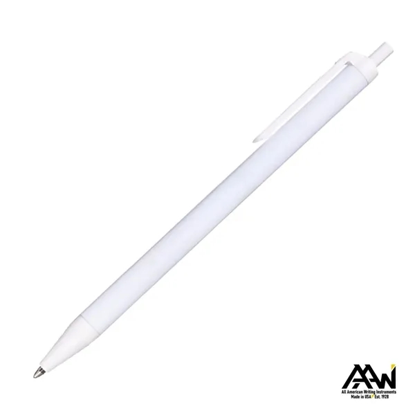 Value Slim Pen w/Glossy White Barrel - Matte Colored Accent - Value Slim Pen w/Glossy White Barrel - Matte Colored Accent - Image 19 of 21