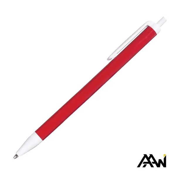 Value Slim Pen w/Glossy Colored Barrel - Matte White Accent - Value Slim Pen w/Glossy Colored Barrel - Matte White Accent - Image 13 of 15