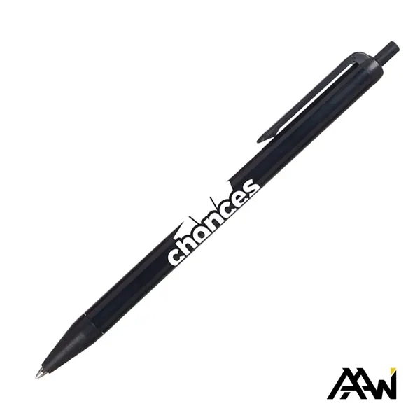 Value Slim Pen w/Glossy Colored Barrel - Matte Black Accent - Value Slim Pen w/Glossy Colored Barrel - Matte Black Accent - Image 0 of 15