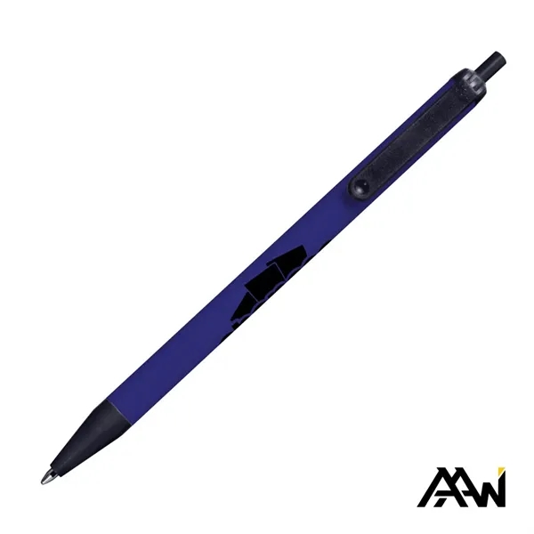 Value Slim Pen w/Glossy Colored Barrel - Matte Black Accent - Value Slim Pen w/Glossy Colored Barrel - Matte Black Accent - Image 1 of 15
