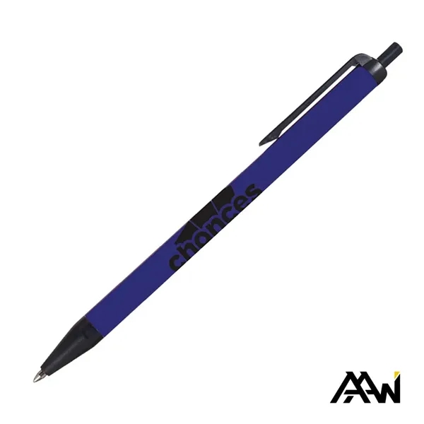 Value Slim Pen w/Glossy Colored Barrel - Matte Black Accent - Value Slim Pen w/Glossy Colored Barrel - Matte Black Accent - Image 6 of 15
