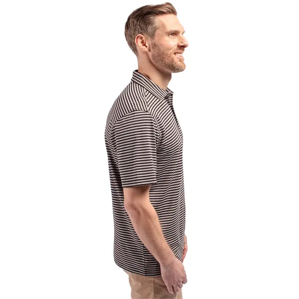 Cutter & Buck Virtue Eco Pique Stripe Recycled Mens Polo - Cutter & Buck Virtue Eco Pique Stripe Recycled Mens Polo - Image 18 of 118