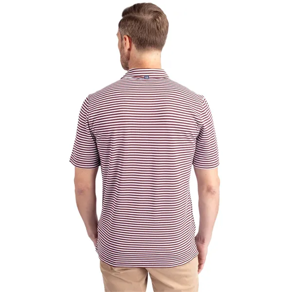Cutter & Buck Virtue Eco Pique Stripe Recycled Mens Polo - Cutter & Buck Virtue Eco Pique Stripe Recycled Mens Polo - Image 26 of 118