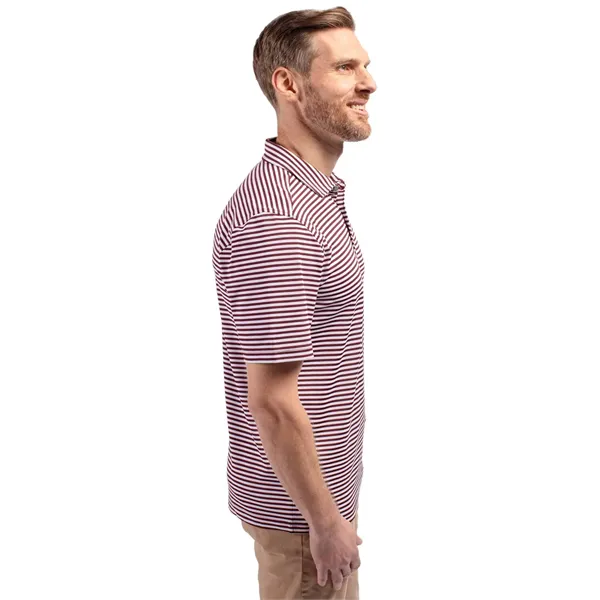 Cutter & Buck Virtue Eco Pique Stripe Recycled Mens Polo - Cutter & Buck Virtue Eco Pique Stripe Recycled Mens Polo - Image 28 of 118