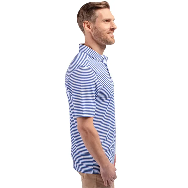Cutter & Buck Virtue Eco Pique Stripe Recycled Mens Polo - Cutter & Buck Virtue Eco Pique Stripe Recycled Mens Polo - Image 38 of 118