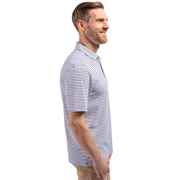 Cutter & Buck Virtue Eco Pique Stripe Recycled Mens Polo - Cutter & Buck Virtue Eco Pique Stripe Recycled Mens Polo - Image 74 of 118