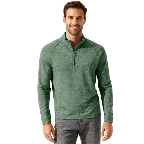 Custom Clique Dash Recycled Mens Quarter Zip Sweatshirt