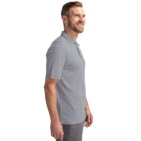 Cutter & Buck Virtue Eco Pique Stripe Recycled Mens Polo - Cutter & Buck Virtue Eco Pique Stripe Recycled Mens Polo - Image 76 of 118