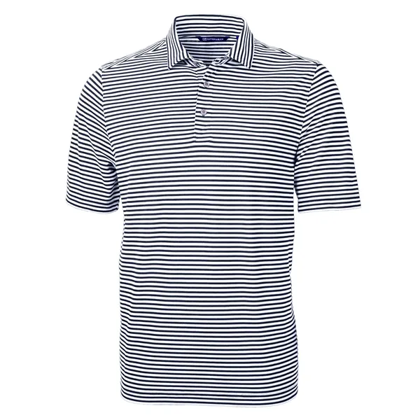 Cutter & Buck Virtue Eco Pique Stripe Recycled Mens Polo - Cutter & Buck Virtue Eco Pique Stripe Recycled Mens Polo - Image 77 of 118