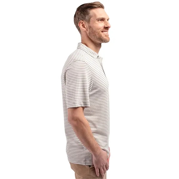 Cutter & Buck Virtue Eco Pique Stripe Recycled Mens Polo - Cutter & Buck Virtue Eco Pique Stripe Recycled Mens Polo - Image 94 of 118