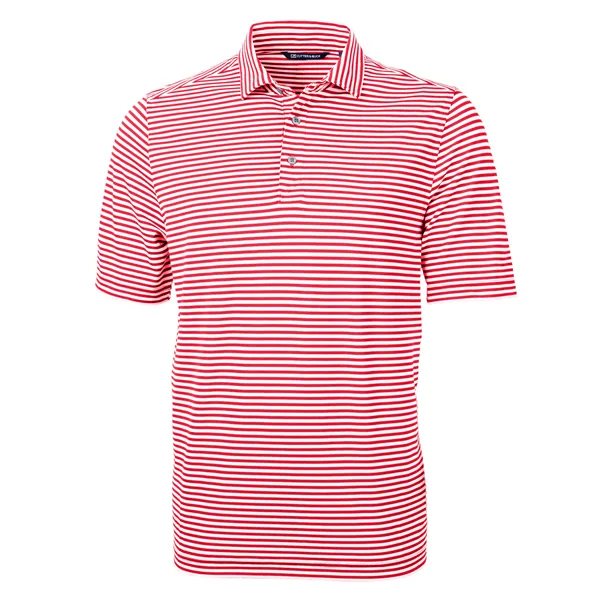 Cutter & Buck Virtue Eco Pique Stripe Recycled Mens Polo - Cutter & Buck Virtue Eco Pique Stripe Recycled Mens Polo - Image 95 of 118