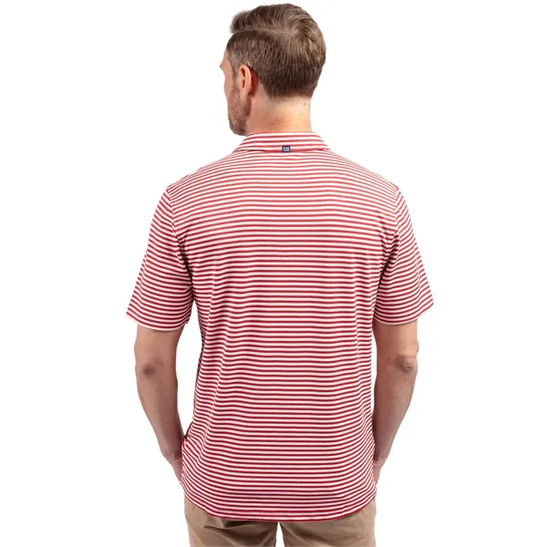 Cutter & Buck Virtue Eco Pique Stripe Recycled Mens Polo - Cutter & Buck Virtue Eco Pique Stripe Recycled Mens Polo - Image 99 of 118