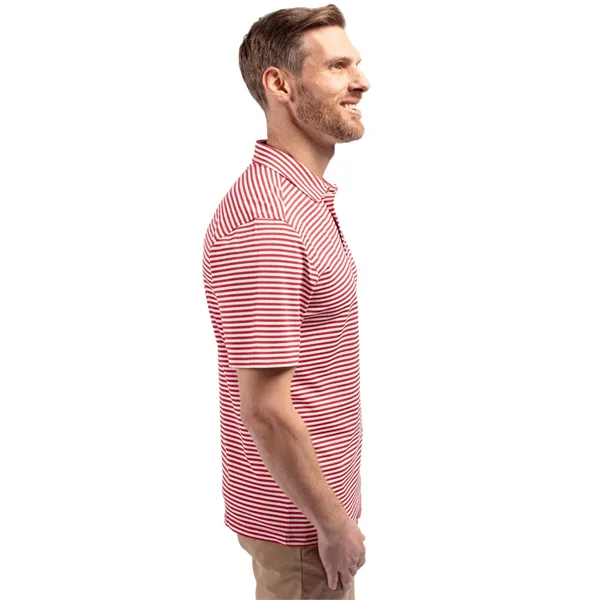 Cutter & Buck Virtue Eco Pique Stripe Recycled Mens Polo - Cutter & Buck Virtue Eco Pique Stripe Recycled Mens Polo - Image 100 of 118